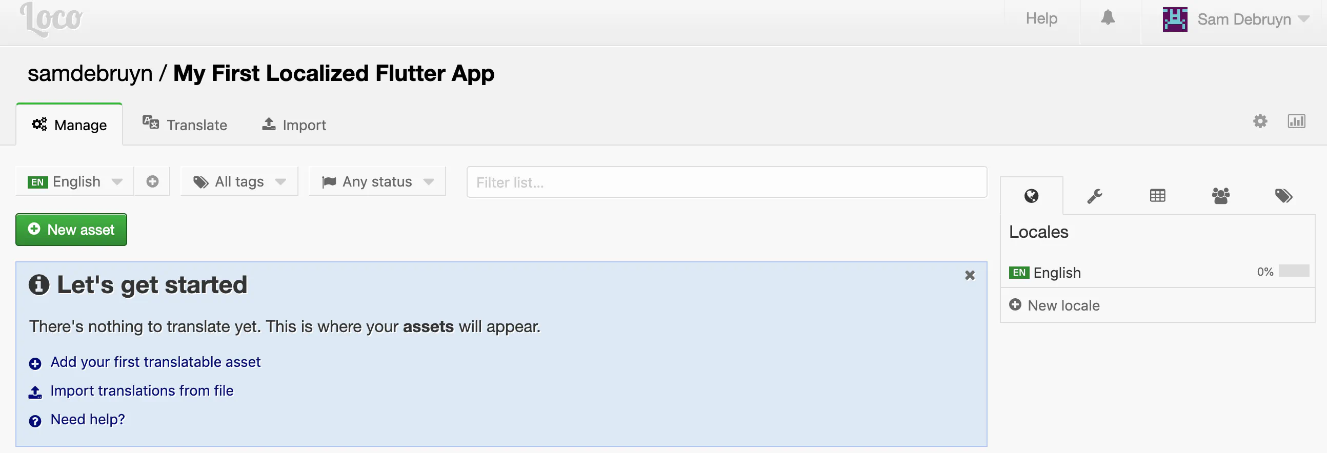 Easy localization in Flutter with continuous integration