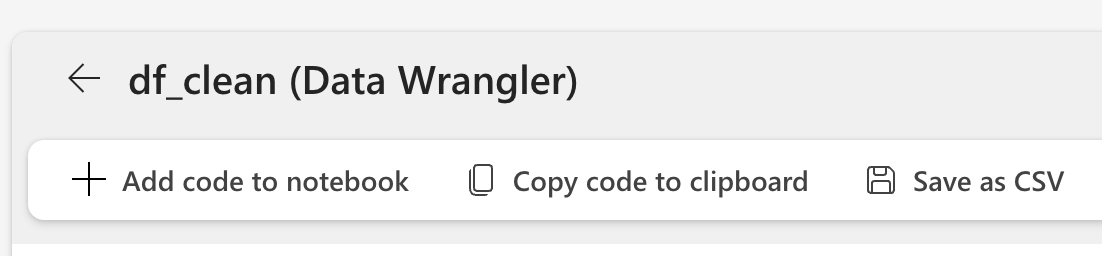 Add the code to your notebook