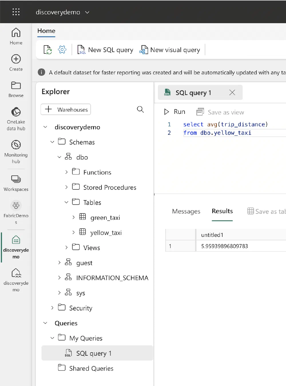 Querying the data